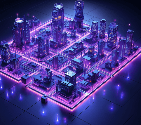 Digital twin representation of a city power grid