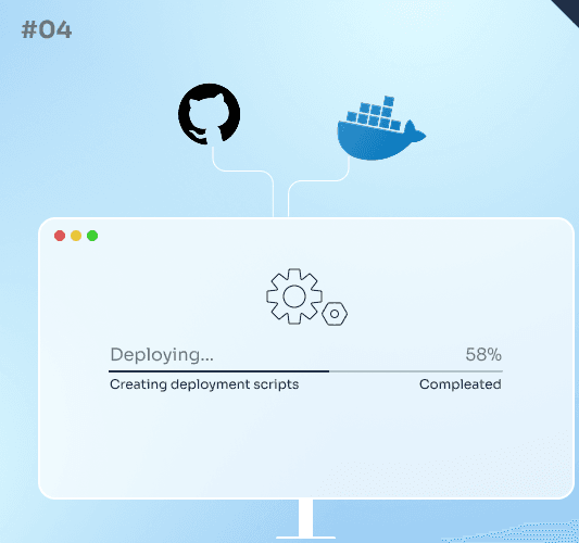 Deployment layer with GitHub and Docker pipeline