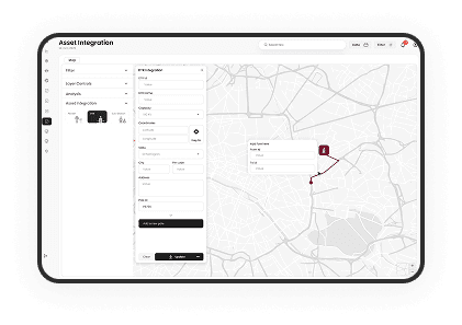 Power and utilities asset integration dashboard