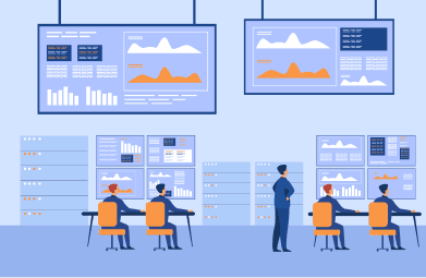 Plant operations command center dashboard